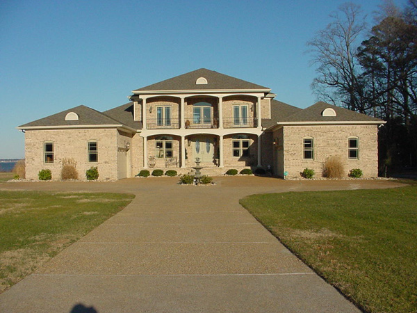 Brick House with Columns