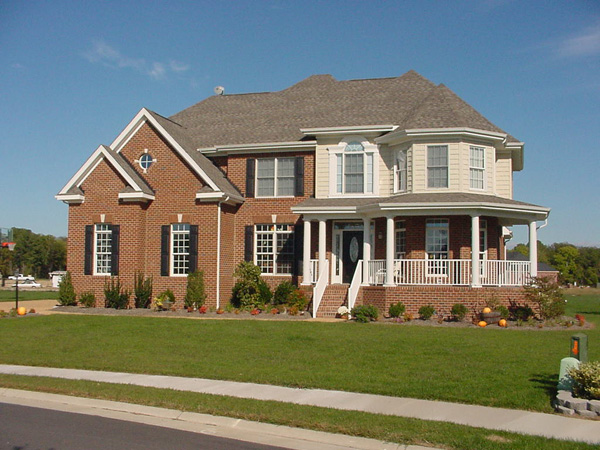 Brick House with Large Porch